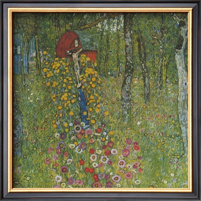 Farm Garden With Crucifix, 1910 by Gustav Klimt Pricing Limited Edition Print image