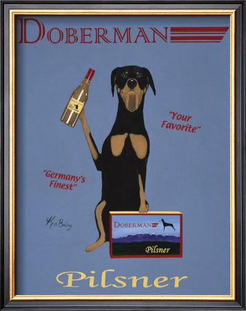 Doberman Pilsner by Ken Bailey Pricing Limited Edition Print image