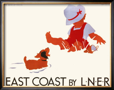 East Coast By Lner, Lner Poster, Circa 1935 by Tom Purvis Pricing Limited Edition Print image
