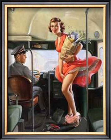 Bus Stop Ii by Art Frahm Pricing Limited Edition Print image