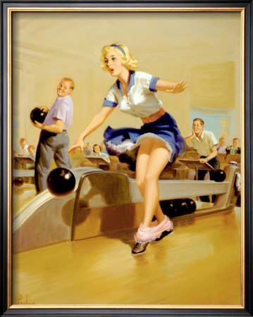 Bowling Alley by Art Frahm Pricing Limited Edition Print image