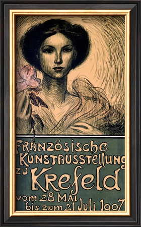 Franzosische Kunstausstellung Zu Krefeld by Theophile Alexandre Steinlen Pricing Limited Edition Print image