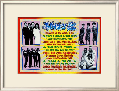 Motown Revue At The Whiskey A-Go-Go by Dennis Loren Pricing Limited Edition Print image