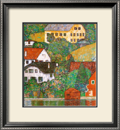 Houses At Unterach by Gustav Klimt Pricing Limited Edition Print image