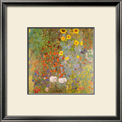 Country Garden With Sunflowers by Gustav Klimt Pricing Limited Edition Print image