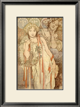 Friendship by Alphonse Mucha Pricing Limited Edition Print image