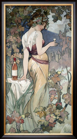 Cognac Template by Alphonse Mucha Pricing Limited Edition Print image