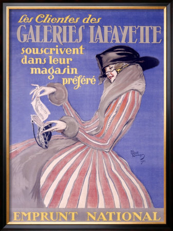Galeries Lafayette by Jean-Gabriel Domergue Pricing Limited Edition Print image
