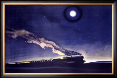 Lner, The Flying Scotsman, Night Train To Scotland by Norman Wilkinson Pricing Limited Edition Print image