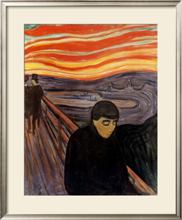 Despair, 1894 by Edvard Munch Pricing Limited Edition Print image