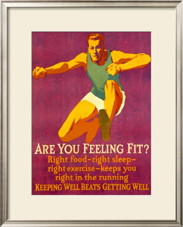 Feeling Fit Motivational by Mather Pricing Limited Edition Print image