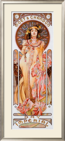 Moet Chandon Dry Imperial by Alphonse Mucha Pricing Limited Edition Print image