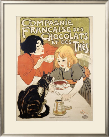 Compagnie Francaise Des Chocolats Et Thes by Théophile Alexandre Steinlen Pricing Limited Edition Print image