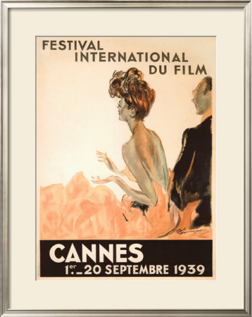 Festival International Du Film, Cannes, 1939 by Jean-Gabriel Domergue Pricing Limited Edition Print image