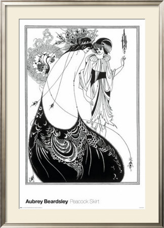 Peacock Skirt by Aubrey Beardsley Pricing Limited Edition Print image