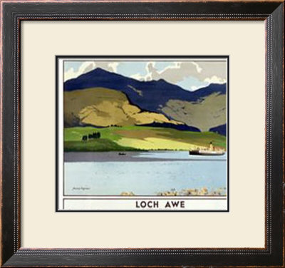 Lms Railway, Loch Awe by Norman Wilkinson Pricing Limited Edition Print image