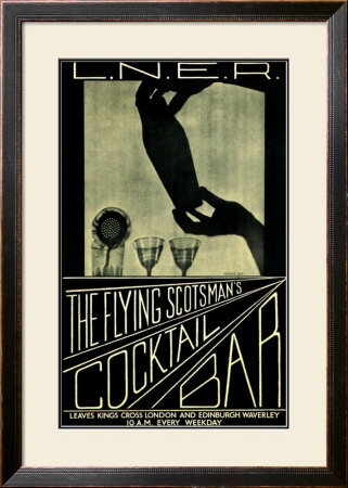 The Flying Scotsman's Cocktail Bar by Lorrie Beck Pricing Limited Edition Print image