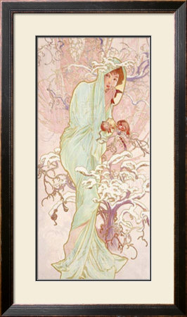 L'hiver by Alphonse Mucha Pricing Limited Edition Print image