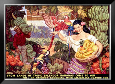 Bananas, From Lands Of Tropical Splendor by Dean Cornwell Pricing Limited Edition Print image