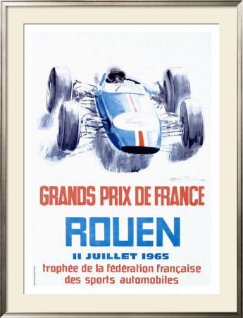 Rouen F1 Grand Prix, C.1965 by Michel Beligond Pricing Limited Edition Print image