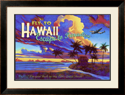 Fly To Hawaii Clipper Airline by Rick Sharp Pricing Limited Edition Print image