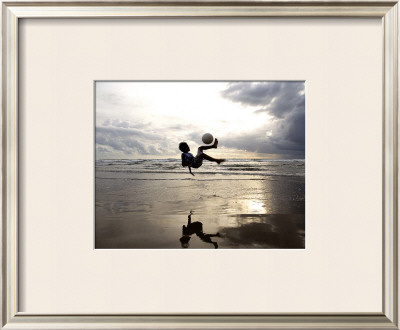 Football Sur La Plage by Gelly Pricing Limited Edition Print image