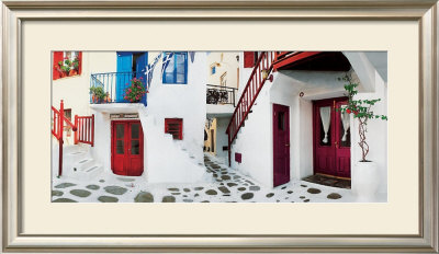 Colorful Doors by Georges Meis Pricing Limited Edition Print image