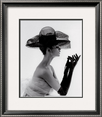 Madame Paulette Net Hat, C.1963 by John French Pricing Limited Edition Print image