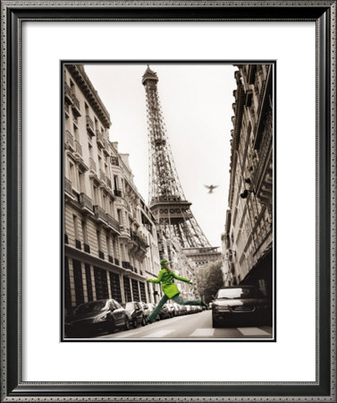 Big Jump In Paris by T. Krusselmann Pricing Limited Edition Print image