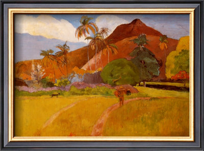 Tahitian Landscape, 1891 by Paul Gauguin Pricing Limited Edition Print image
