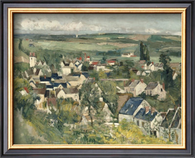 Auvers, Panoramic View, C.1875 by Paul Cezanne Pricing Limited Edition Print image