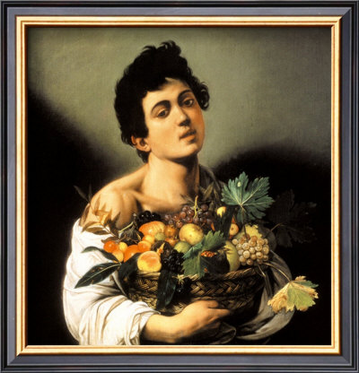 Boy With A Basket Of Fruit by Caravaggio Pricing Limited Edition Print image