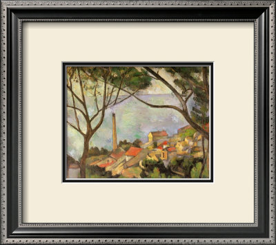 The Sea At L'estaque by Paul Cézanne Pricing Limited Edition Print image