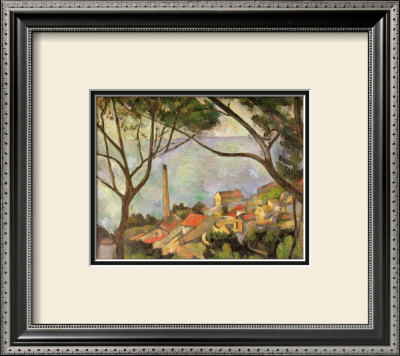 The Sea At L'estaque by Paul Cezanne Pricing Limited Edition Print image