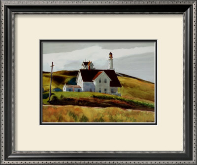 Hill And Houses Cape Elizabeth Maine by Edward Hopper Pricing Limited Edition Print image
