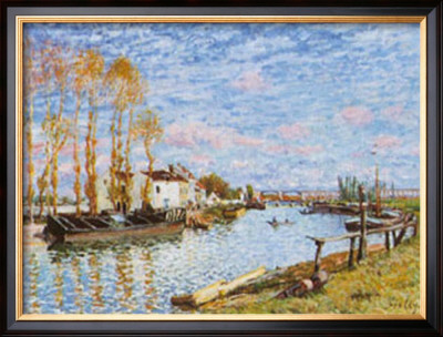 Le Loing A Saint-Mammes by Alfred Sisley Pricing Limited Edition Print image