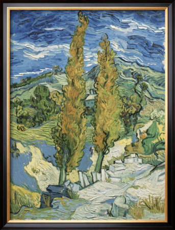 The Poplars At Saint-Remy, C.1889 by Vincent Van Gogh Pricing Limited Edition Print image