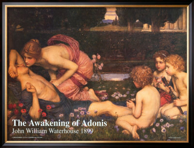 Awakening Of Adonis by John William Waterhouse Pricing Limited Edition Print image