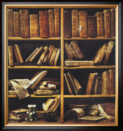 Scaffale Con Libri Di Musica by Giuseppe Maria Crespi Pricing Limited Edition Print image