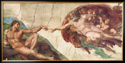 Creation Of Adam by Michelangelo Buonarroti Pricing Limited Edition Print image