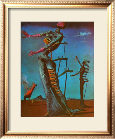 The Burning Giraffe, C. 1937 by Salvador Dali Pricing Limited Edition Print image