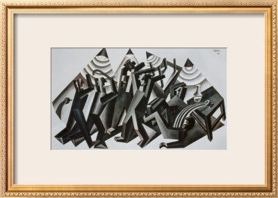 Brawl, 1926 by Fortunato Depero Pricing Limited Edition Print image
