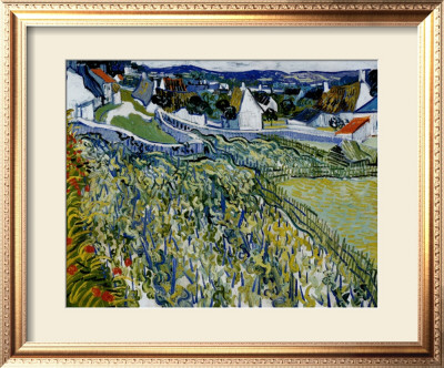 Vineyards At Auvers, C.1890 by Vincent Van Gogh Pricing Limited Edition Print image
