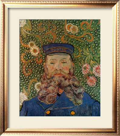 Portrait Of The Postman Joseph Roulin, C.1889 by Vincent Van Gogh Pricing Limited Edition Print image