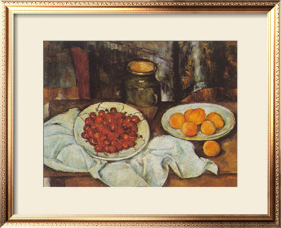 Cherries And Peaches by Paul Cezanne Pricing Limited Edition Print image