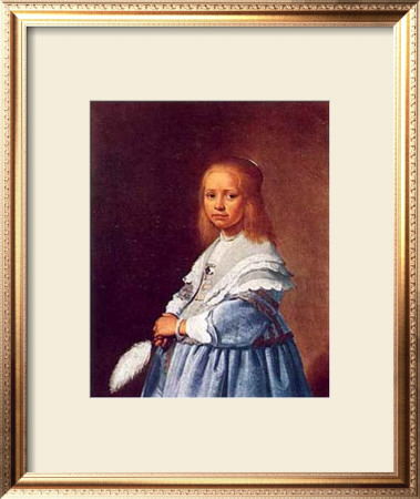 Little Girl In Blue by Jan Cornelisz Verspronck Pricing Limited Edition Print image