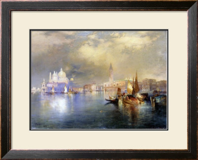Moonlight In Venice by Thomas Moran Pricing Limited Edition Print image