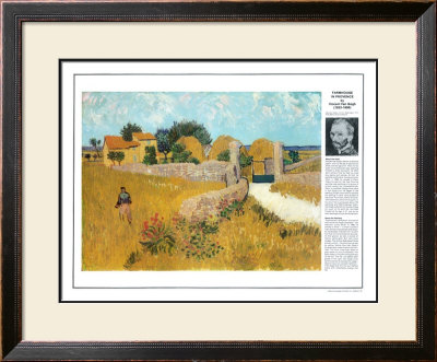 Masterworks Of Art - Farmhouse by Vincent Van Gogh Pricing Limited Edition Print image