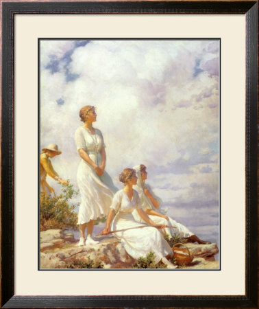 Summer Clouds, 1917 by Charles Courtney Curran Pricing Limited Edition Print image