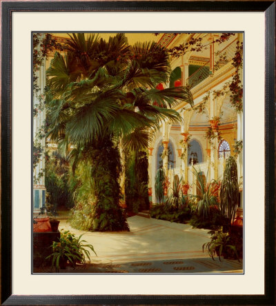 Interior Of A Palm House by Karl Blechen Pricing Limited Edition Print image